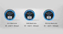 Load image into Gallery viewer, Authentic Vandy Vape Mesh Wire For Mesh RDA&RTA in usa and canada