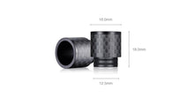 Load image into Gallery viewer, Black Carbon Fiber 810 Drip Tip in usa and canada
