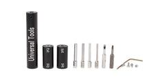 Load image into Gallery viewer, Universal Tools Wire Coiling Tool w/ Phillips &amp; Slotted &amp; Hex Key Screwdriver Bits
